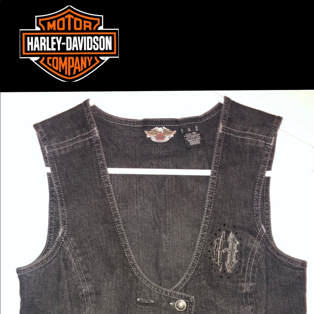 Harley-Davidson Denim Vest NWOT